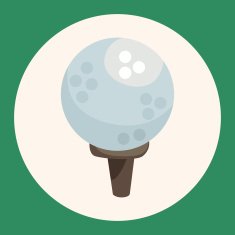 golf equipment theme elements N13