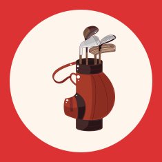 golf equipment theme elements N35