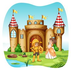 Knight princess castel