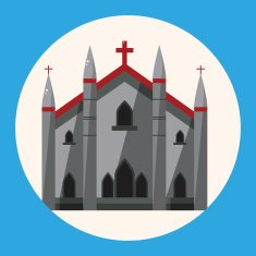 castle theme elements vector eps N2