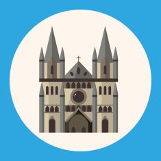 castle theme elements vector eps N6