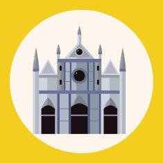 castle theme elements vector eps N7