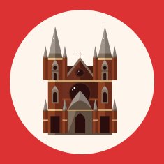 castle theme elements vector eps N8