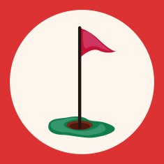 golf equipment theme elements N39