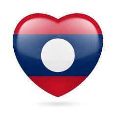 Heart icon of Laos