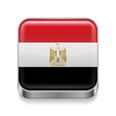 Metal icon of Egypt