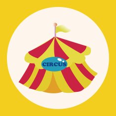 circus tents theme elements N3