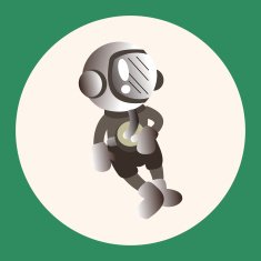 Space astronaut theme elements N10