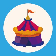 circus tents theme elements N4