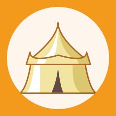 circus tents theme elements N5