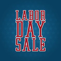 Labor Day Sale Label