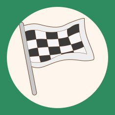 racing flags theme elements vector eps