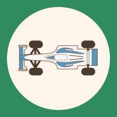 racing car theme elements vector eps