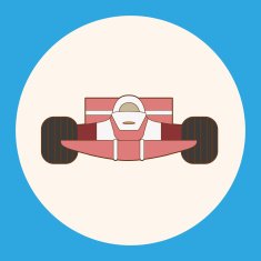 racing car theme elements vector eps N2