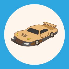 racing car theme elements vector eps N3