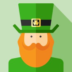 Vector irish man