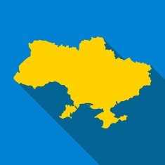 Map of Ukraine vector N4