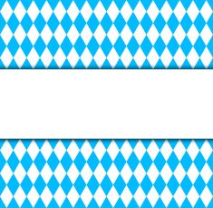 Bavarian Oktoberfest flag symbol and banner