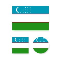 Uzbekistan Flag N4