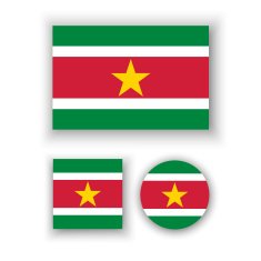 Suriname Flag N4