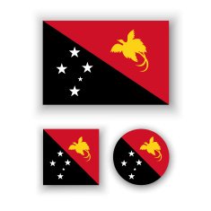 Papua New Guinea Flag N7