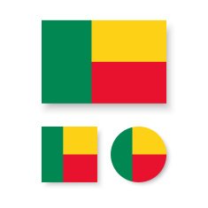 Benin Flag N2