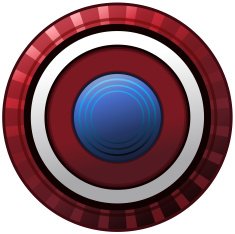 American Flag Colored Shield Vector Illustration