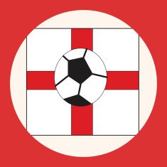 england soccer team flag theme elements vector eps