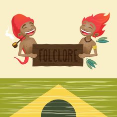 Saci perer&ecirc; and Curupira