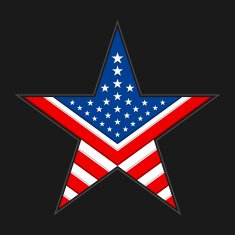 American USA star N2