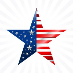 American USA star N3