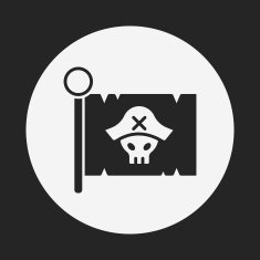 pirate flag icon N6