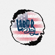 Labor day badges labels for any use N2