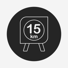 marathon board line icon