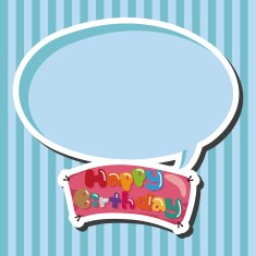 birthday banner theme elements