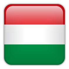 Hungary Flag Smartphone Application Square Buttons