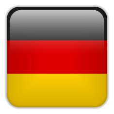 Germany Flag Smartphone Application Square Buttons