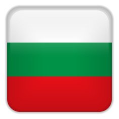 Bulgaria Flag Smartphone Application Square Buttons