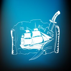 Label pirate theme N2