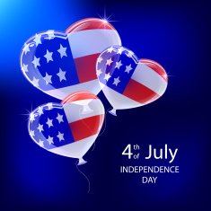 Independence day balloons