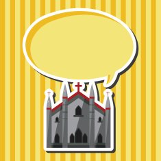 castle theme elements vector eps N11