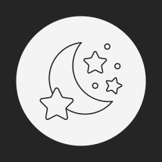 moon line icon N9