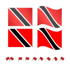 Trinidad and Tobago Flags