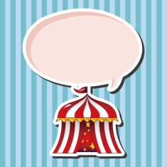 circus tent theme elements vector eps N6