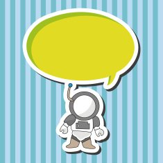 Space astronaut theme elements N24