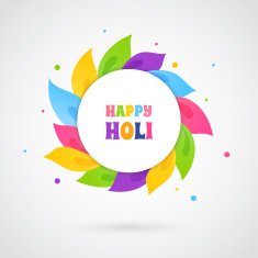 Happy Holi card template