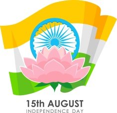 Illustration for Indian Independence Day Vector illustration N2