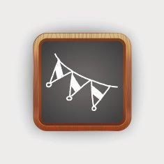 doodle decorative flag N3