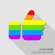 Rainbow like icon
