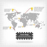 Vector world map N2